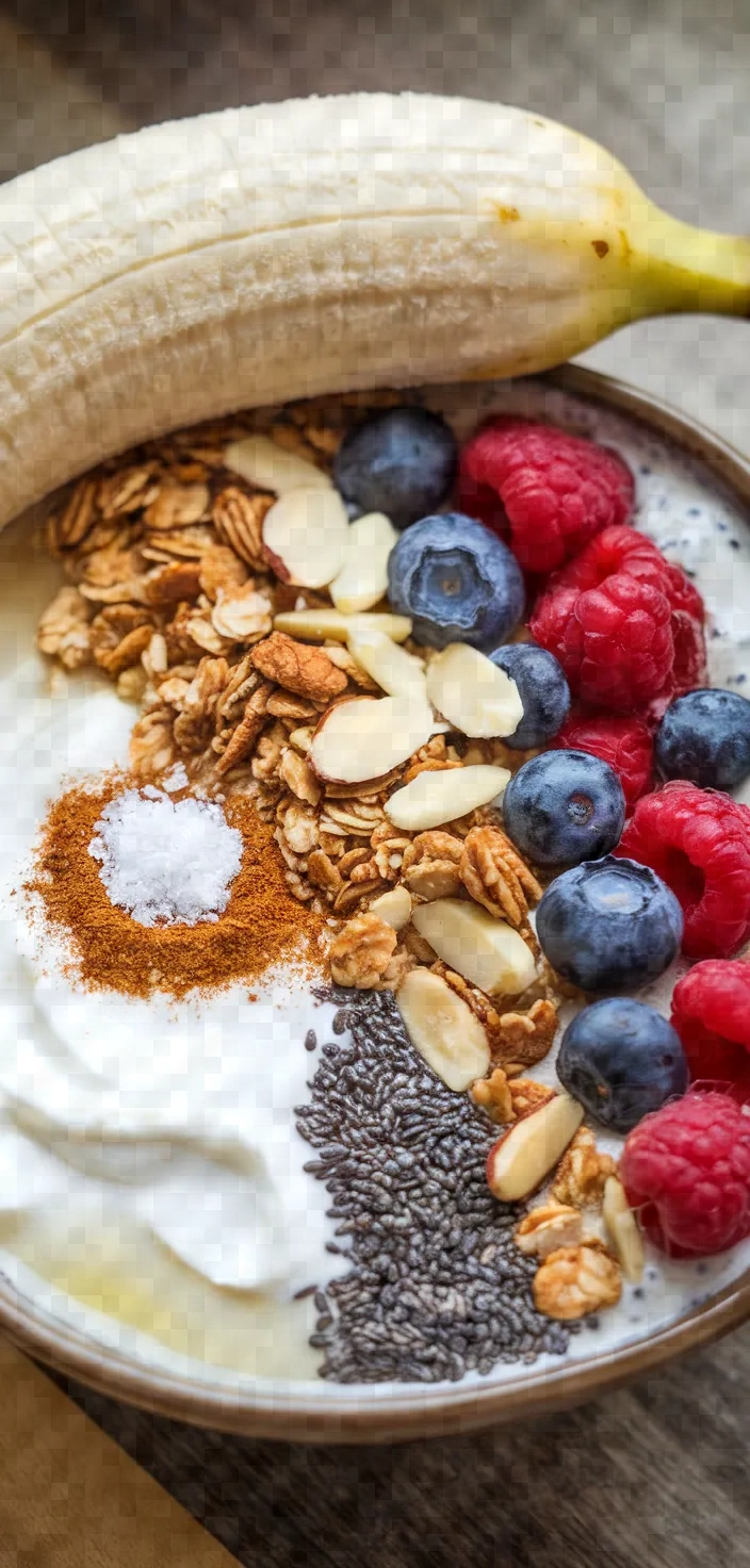 Ingredients photo for Cinnamon Honey Smoothie Bowl Recipe