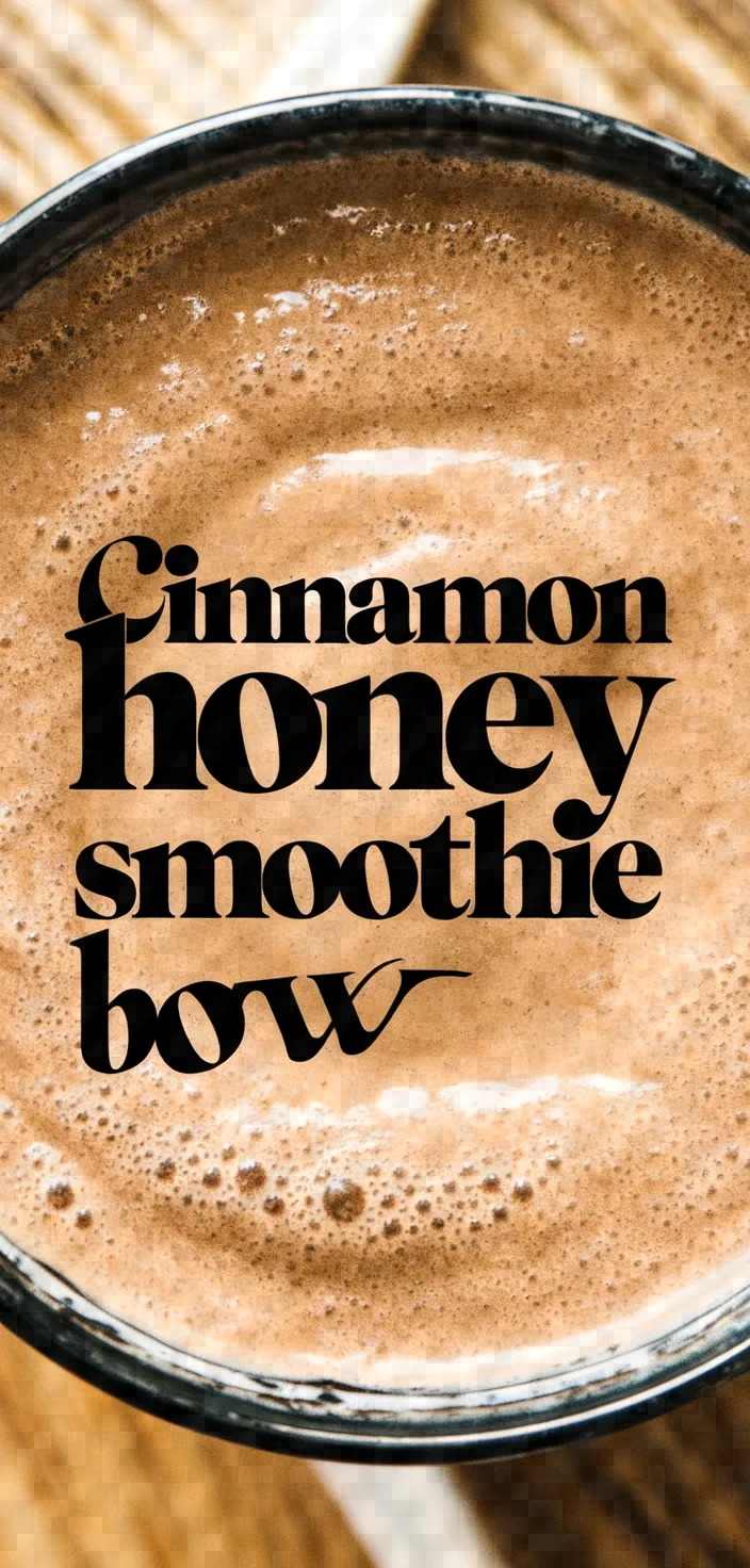 Cinnamon Honey Smoothie Bowl Recipe