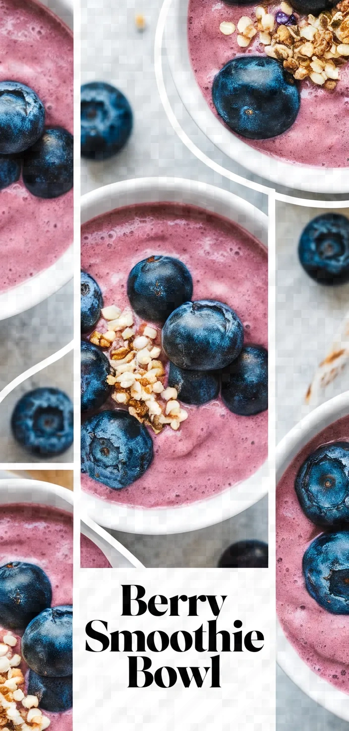 A photo of Berry Smoothie Bowl Recipe