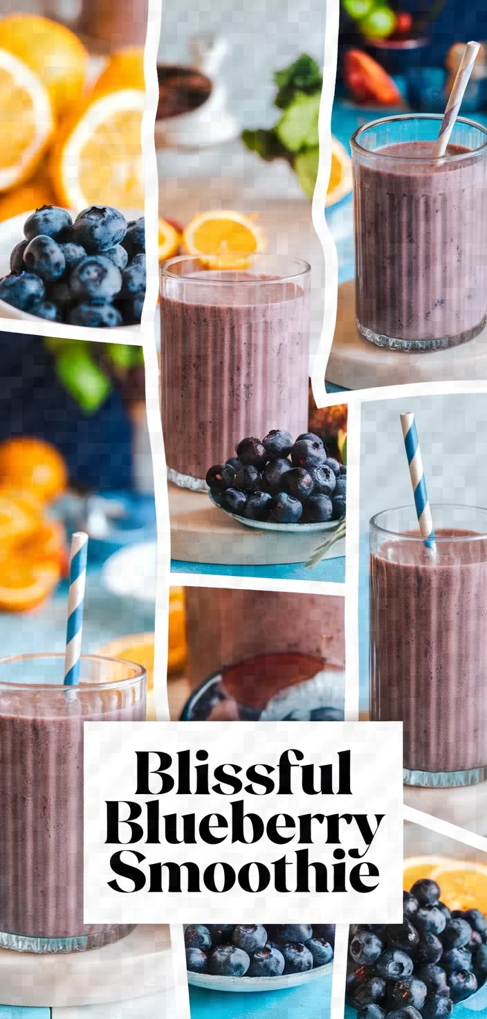 A photo of Blissful Blueberry Smoothie Recipe