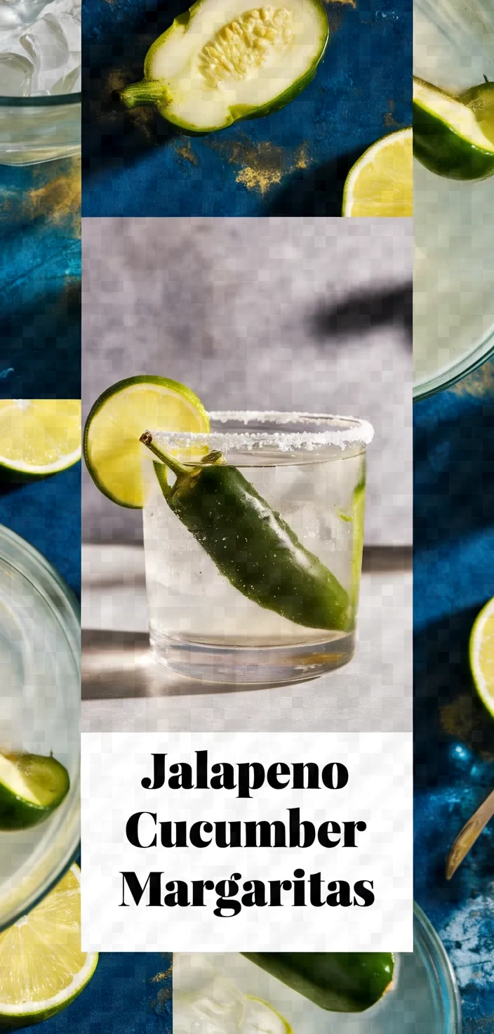 A photo of Jalapeno Cucumber Margaritas Recipe