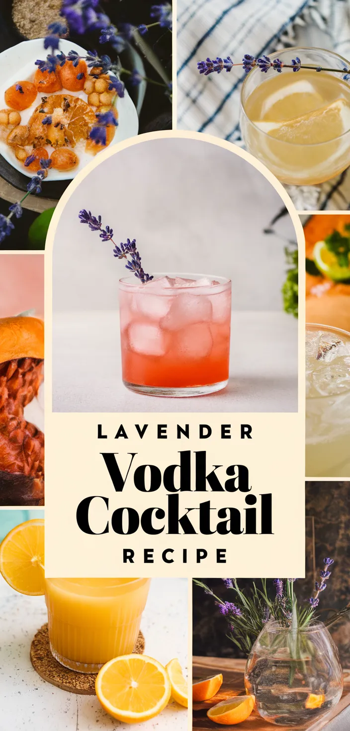 A photo of Lavender Vodka Cocktail Recipe