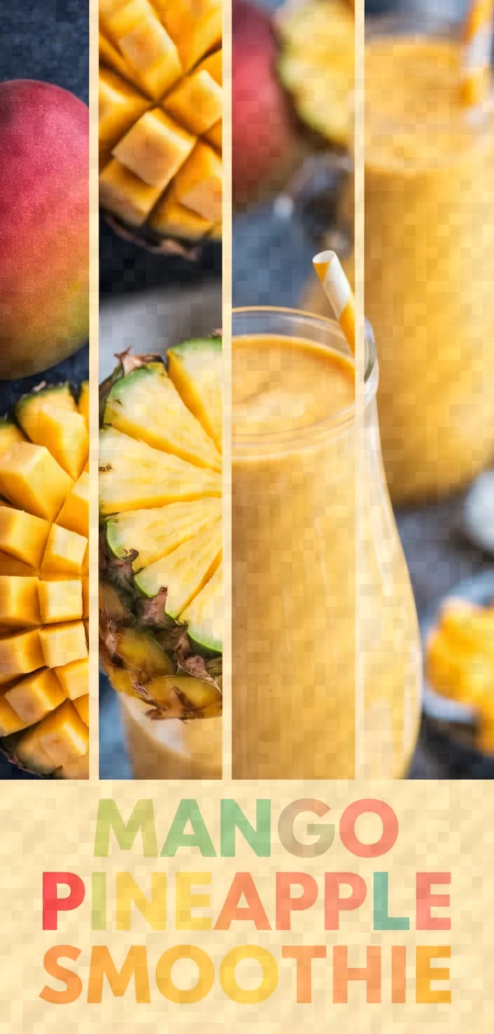 A photo of Mango Pineapple Smoothie Recipe