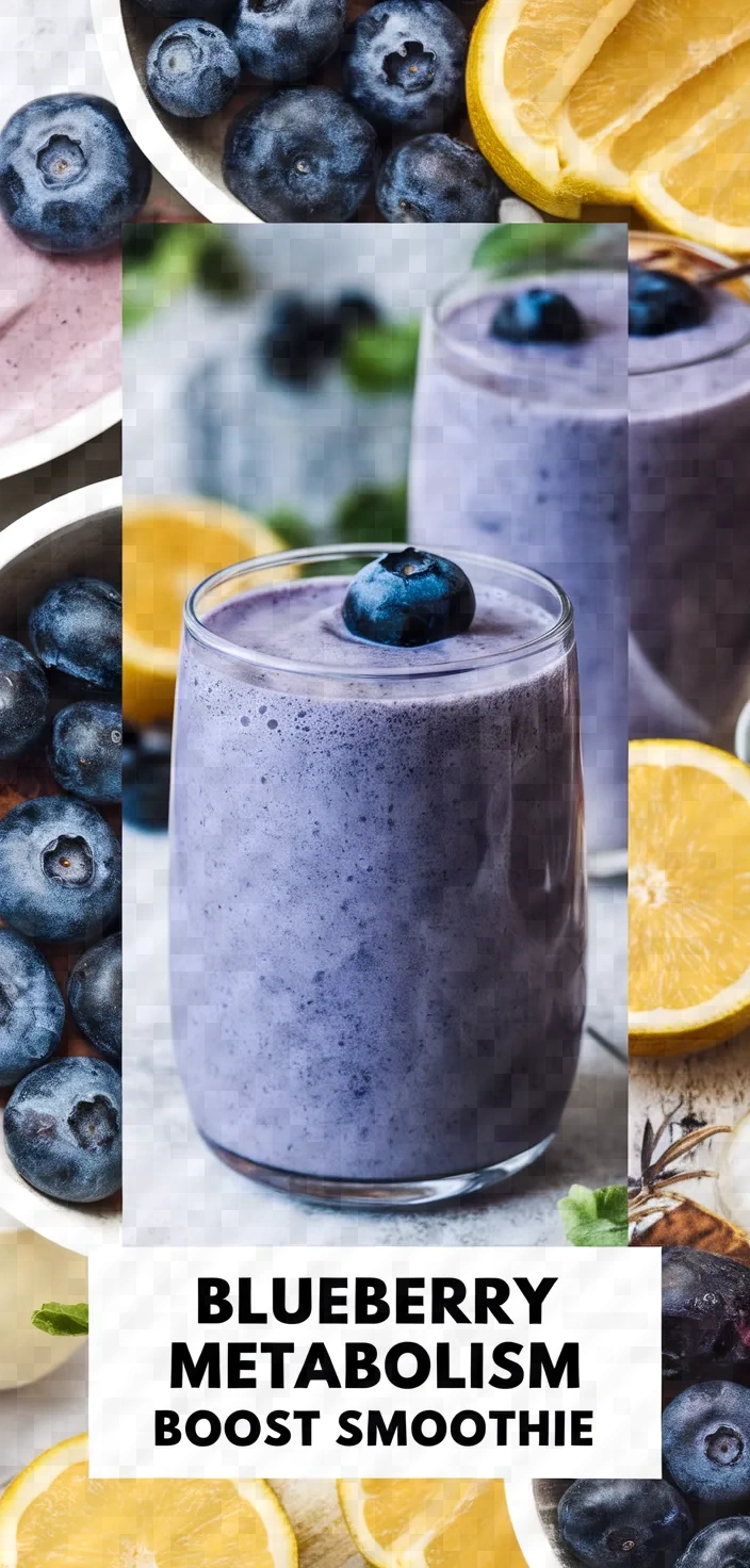 A photo of Metabolism Boosting Blueberry Smoothie Recipe