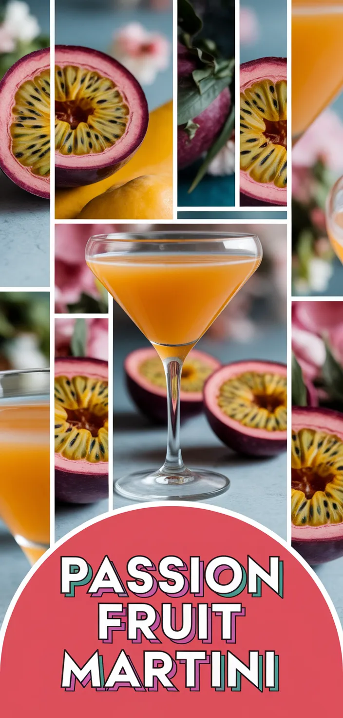 A photo of Passion Fruit Martini Recipe