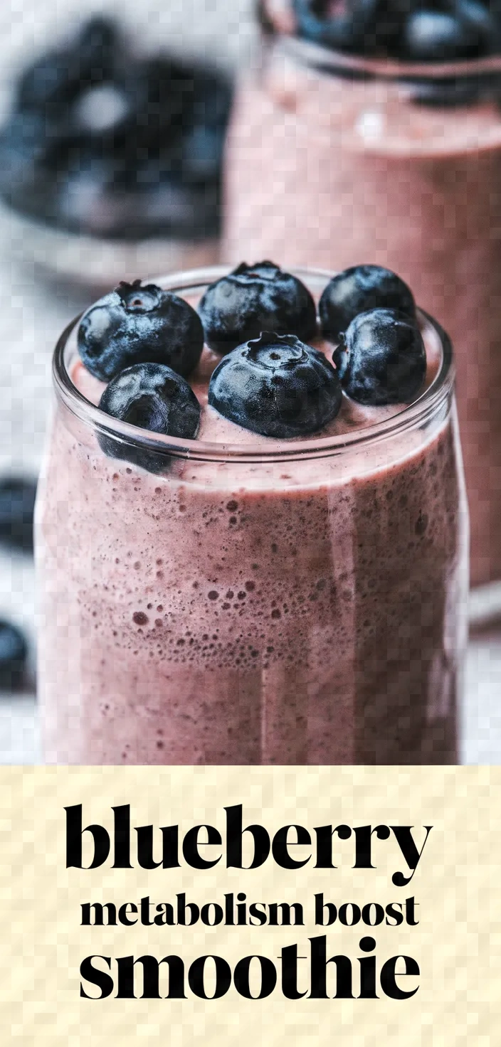 Metabolism Boosting Blueberry Smoothie Recipe