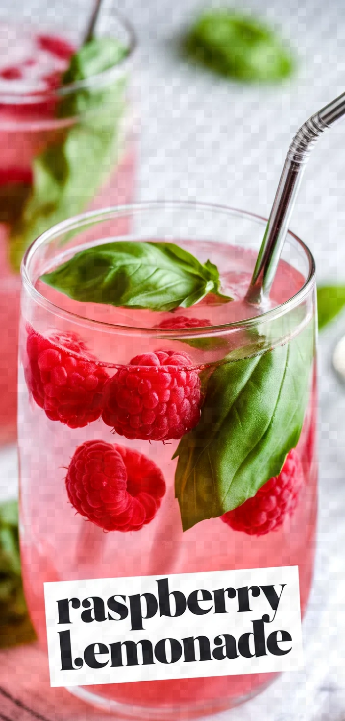 Raspberry Basil Lemonade Recipe