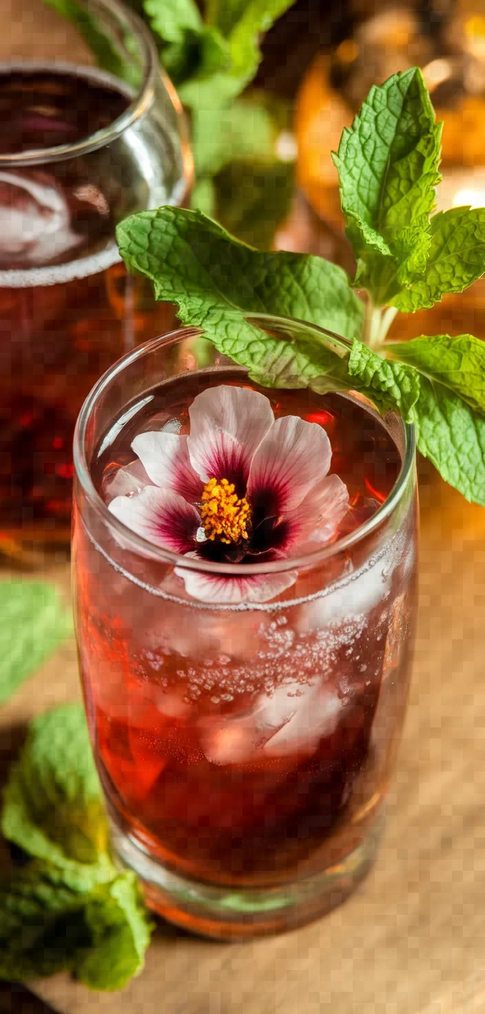 Ingredients photo for Wild Hibiscus Sparkling Cocktail Recipe