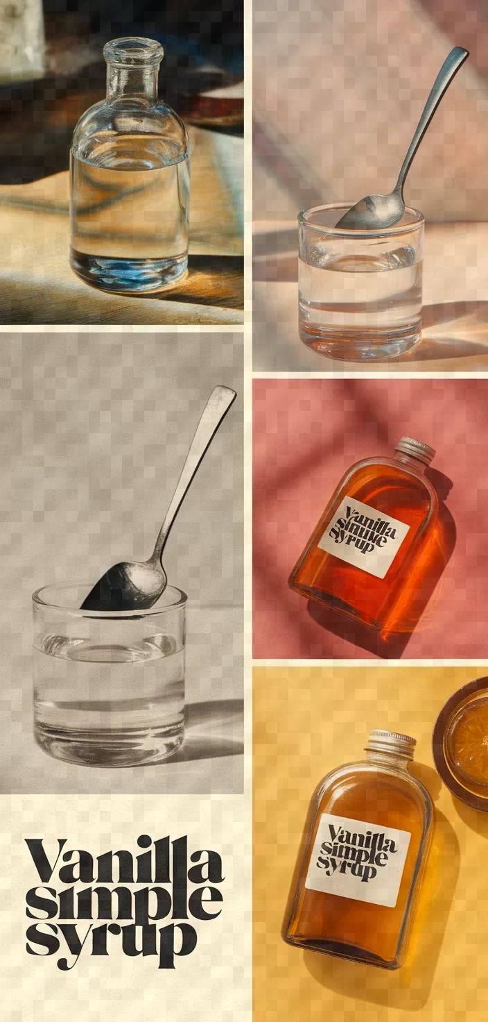 A photo of Vanilla Simple Syrup Recipe