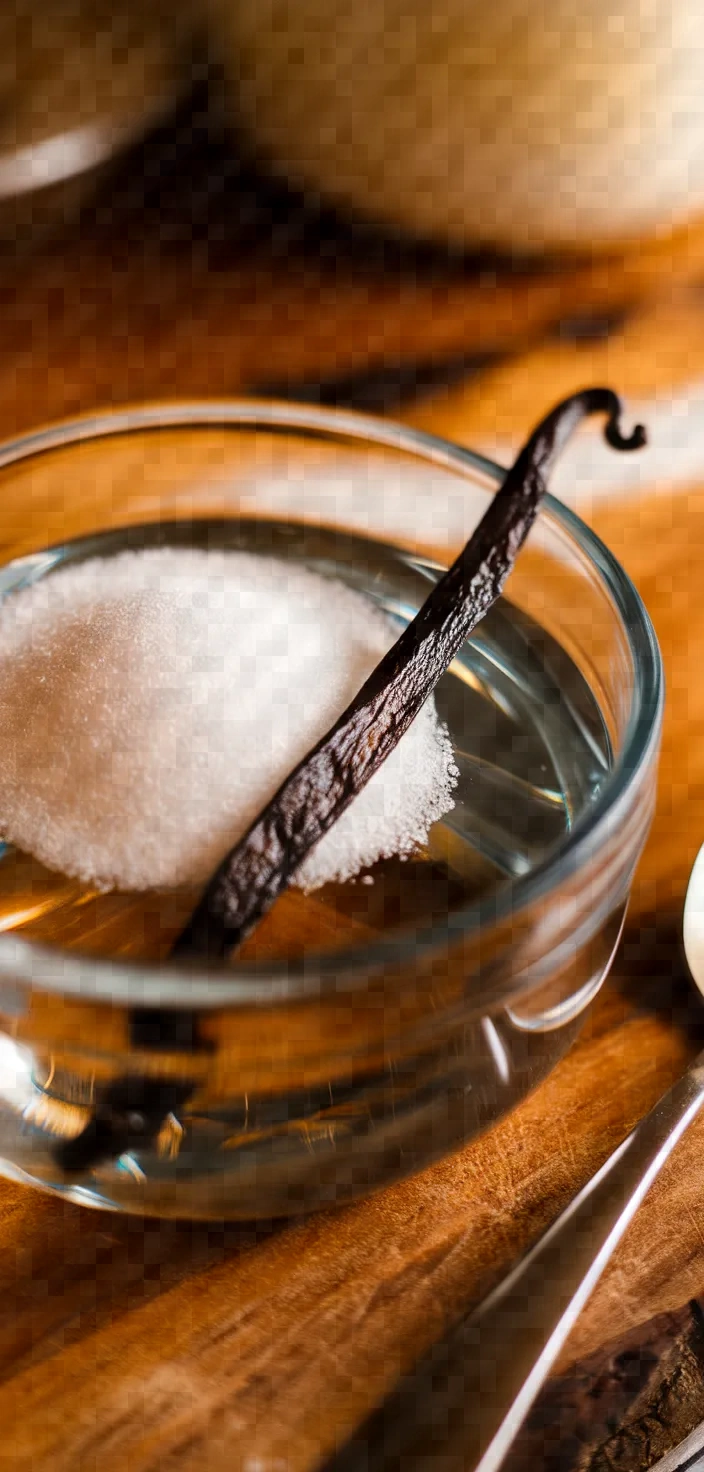 Ingredients photo for Vanilla Simple Syrup Recipe