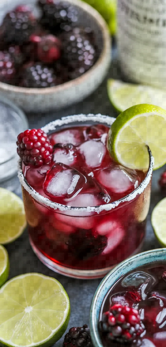 Ingredients photo for Blackberry Margarita Smash Recipe