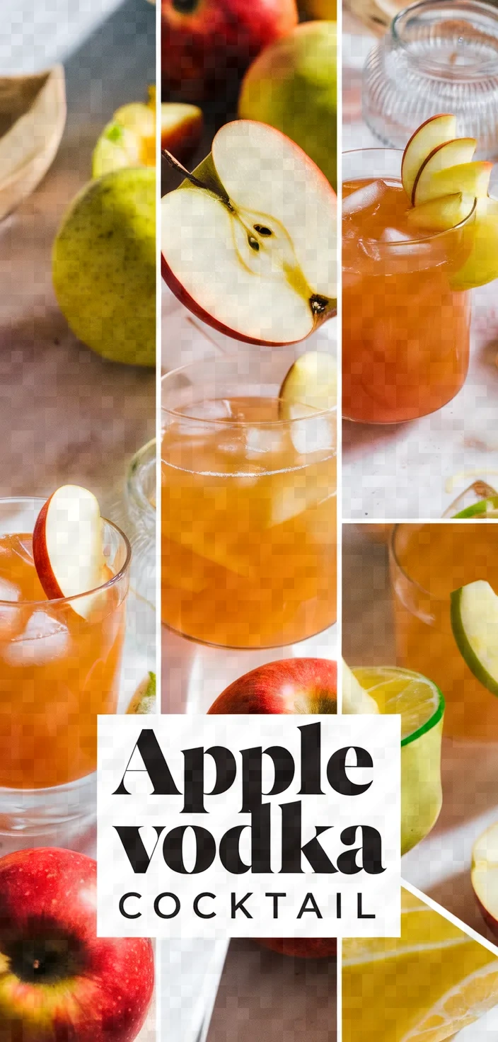 A photo of Apple Juice And Vodka Cocktail Recipe