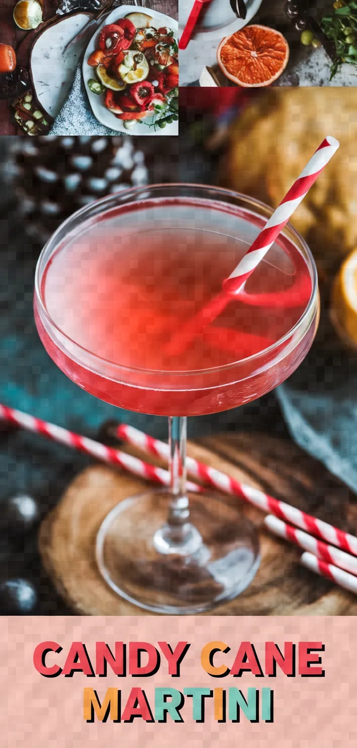 A photo of Candy Cane Martini Recipe