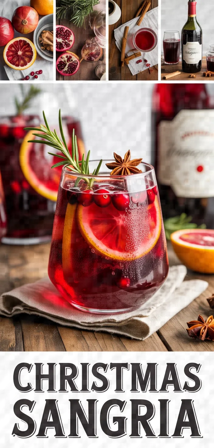 A photo of Christmas Sangria Recipe