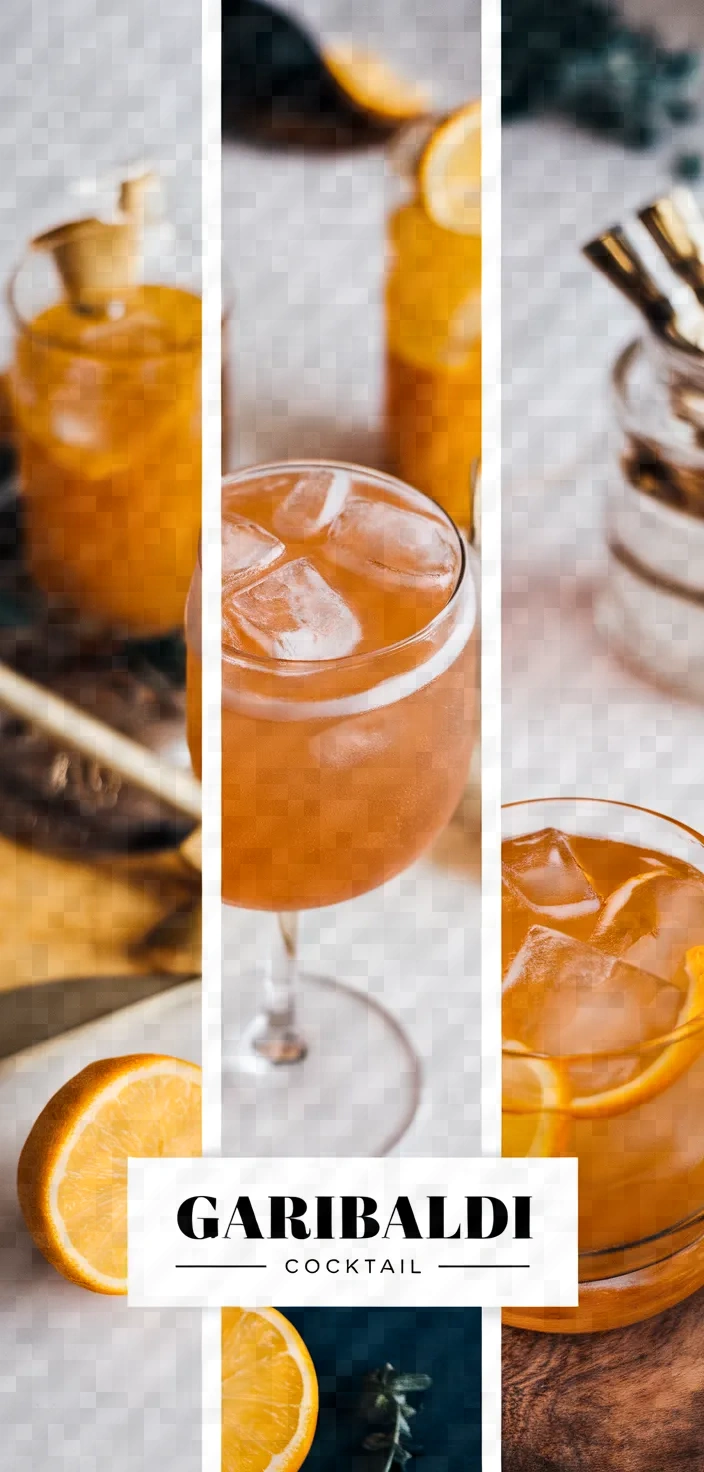 A photo of Garibaldi Cocktail Recipe