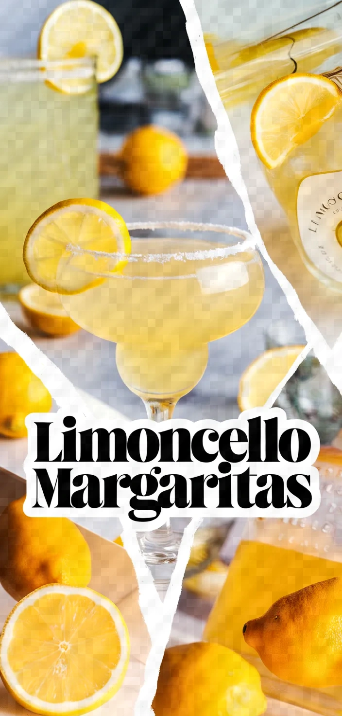A photo of Limoncello Lemon Margaritas Recipe