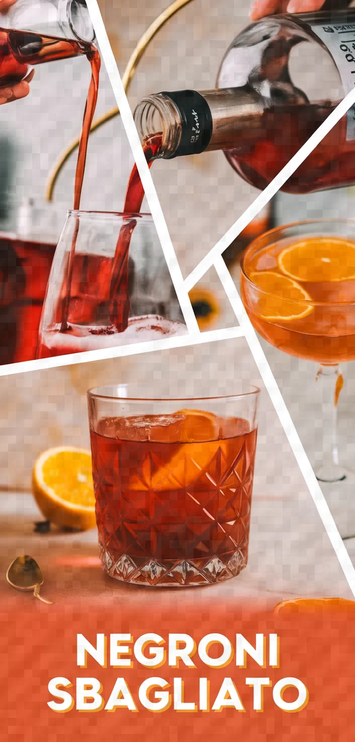A photo of Negroni Sbagliato Recipe