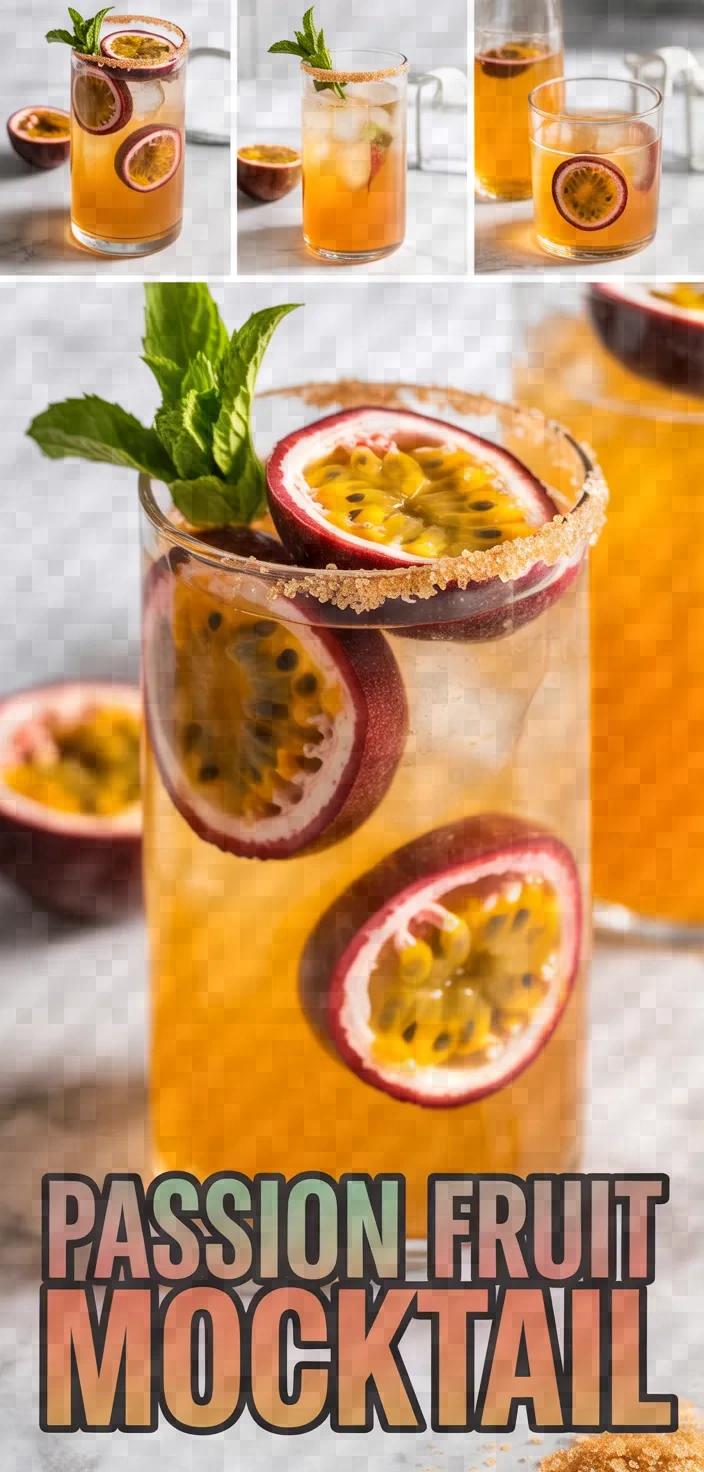 A photo of Passion Fruit Mocktail Recipe