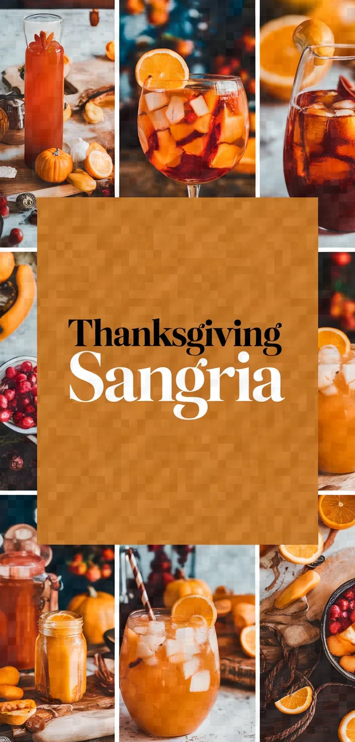 A photo of Thanksgiving Sangria Recipe