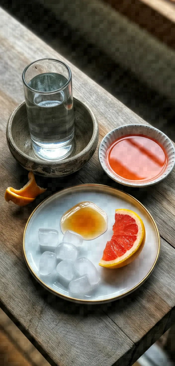 Ingredients photo for Grapefruit Martini Recipe