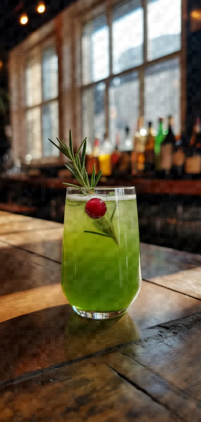 Grinch Mimosa Cocktail Recipe