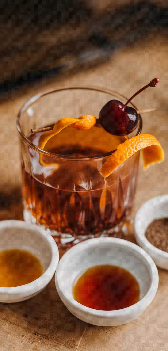 Ingredients photo for Maple Old Fashioned Recipe
