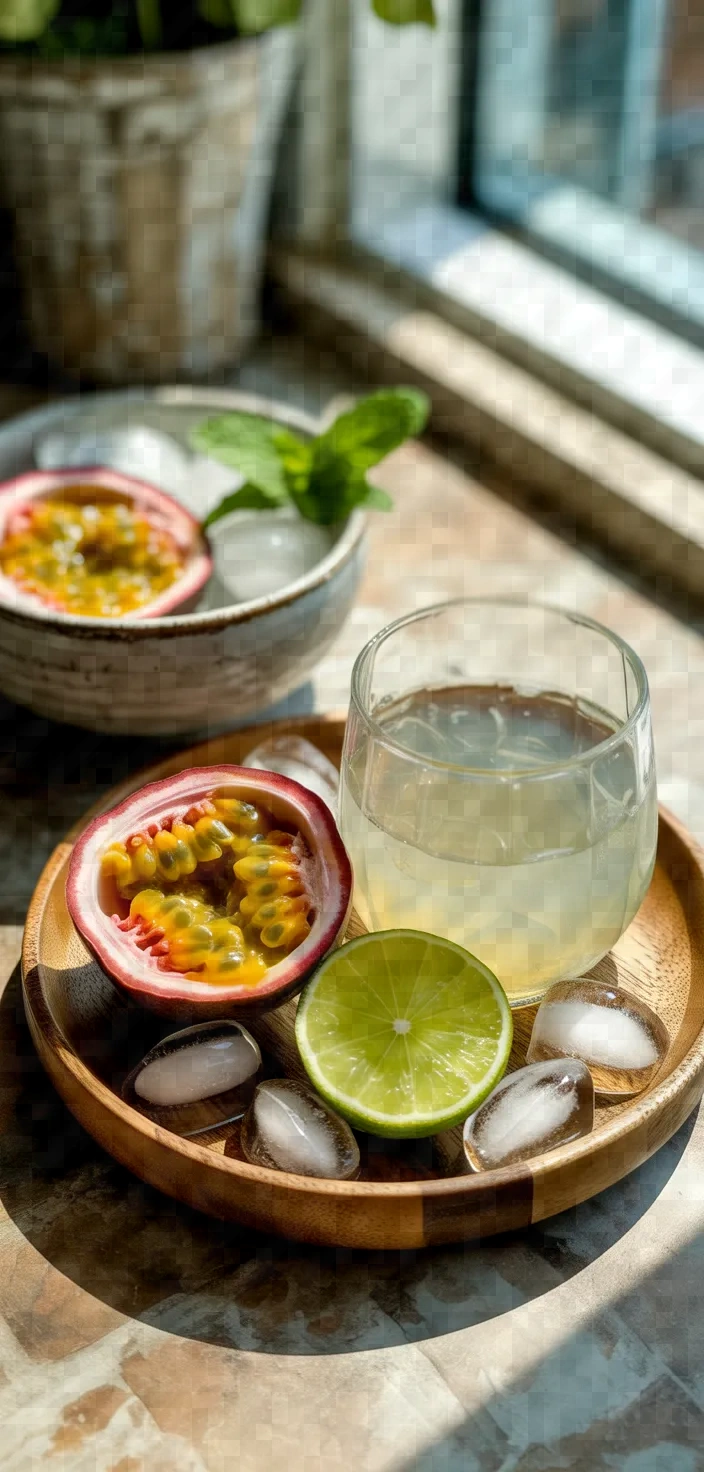 Ingredients photo for Passion Fruit Mocktail Recipe