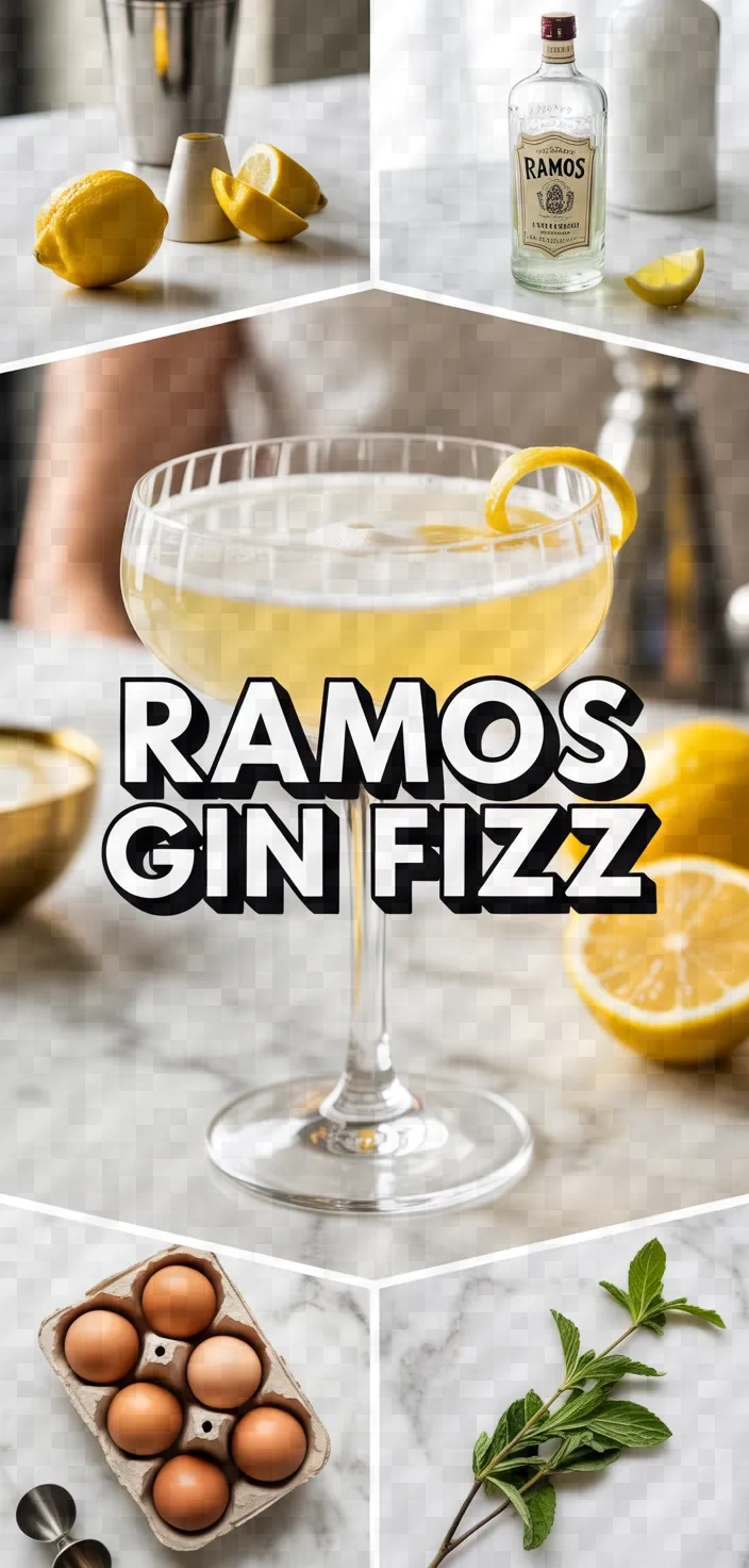 A photo of Ramos Gin Fizz Recipe