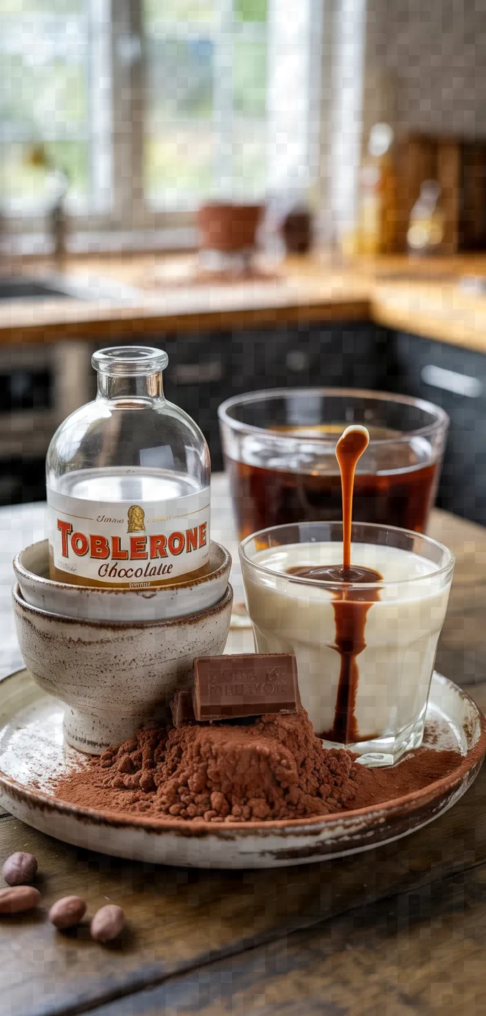 Ingredients photo for Toblerone Cocktail Recipe