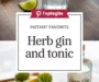 HERB GIN AND TONIC Recipe