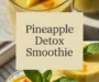 Pineapple Cucumber Ginger Lemon Detox Smoothie For Weight Loss Recipe