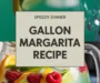 Margarita By The Gallon Cocktail Recipe
