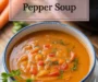 Vegan Roasted Carrot & Red Pepper Soup Recipe
